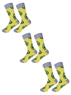 Комплект носков женских Гранд Avokado желтых 36-40