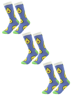 Комплект носков женских Гранд Avokado синих 36-40