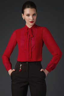 Блуза женская Арт-Деко R-1289 красная 48 RU