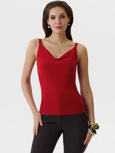 Блуза женская Арт-Деко L-1060 красная 42 RU