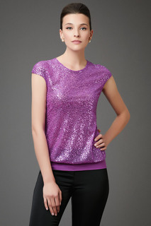 Блуза женская Арт-Деко R-1353 фиолетовая 46 RU