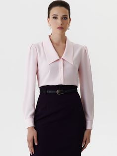Блуза женская Арт-Деко R-1390 розовая 42 RU