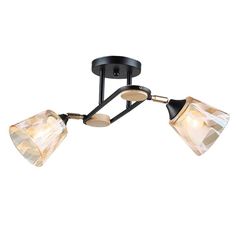 Люстра Лас Светас 79767/2 BK+WOOD