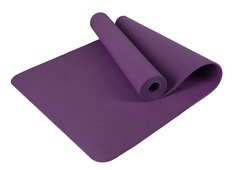Коврик для йоги и фитнеса Tengo Sport (фиолетовый длина 183 см, толщина 6 мм
