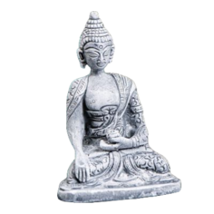 Статуэтка "Будда" серый, 10,5см No Brand