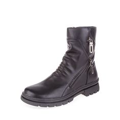 Ботинки женские INSTREET 119-22WK-124SR черные 36 RU