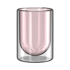 Стакан KissKissFish Levitate Water Glass розовый