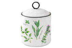 Банка для сыпучих продуктов Easy Life Herbarium 0.7л, фарфор (EL-R2212_HERU)
