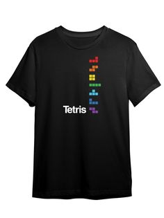 Футболка унисекс Каждому Своё Tetris/Тетрис/Головоломка GMRT12 черная S