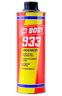 9330200001_Антикоррозийный Состав Body 933 Черн. 1 Л На Основе Воска,Каучука,Синтет.Смолы