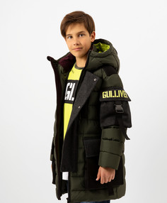 Куртка детская Gulliver 22211BJC4504 цв. хаки р. 170