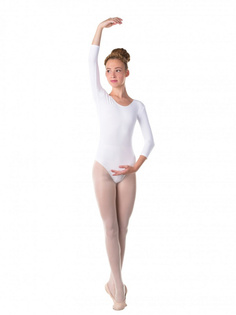 Купальник гимнастический детский Solo FD927, белый, 116