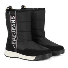 Ботинки детские Pepe Jeans London JARVIS YOUNG PGS50183, черный, 34