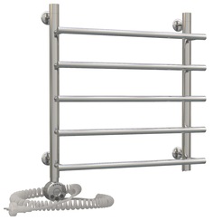 Электрический полотенцесушитель Акванерж модерн прямая 600x600 левый тэн Aquanerzh