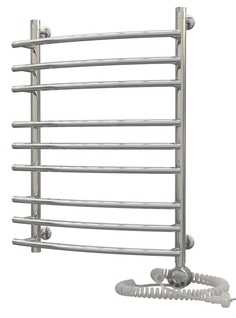 Электрический полотенцесушитель Акванерж модерн дуга групповая 800x400 правый тэн Aquanerzh