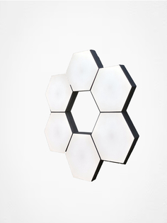 Сенсорный светильник Hexagon Соты с пультом RGB Light 85х74х27мм 3 шт Da Privet
