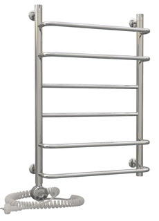 Электрический полотенцесушитель Акванерж скоба-прямая 800x500 левый тэн Aquanerzh