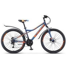 Велосипед STELS Navigator 510 D 26 V010 2020 14" темно-синий