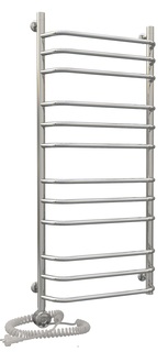 Электрический полотенцесушитель Акванерж трапеция групповая 1200x500 левый тэн Aquanerzh