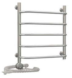 Электрический полотенцесушитель Акванерж трапеция 600x600 левый тэн Aquanerzh