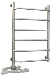 Электрический полотенцесушитель Акванерж трапеция-прямая 800x400 левый тэн Aquanerzh