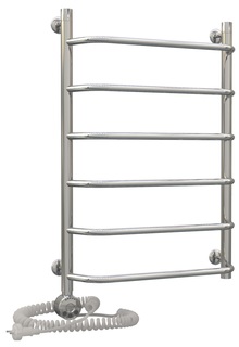 Электрический полотенцесушитель Акванерж трапеция 800x600 левый тэн Aquanerzh