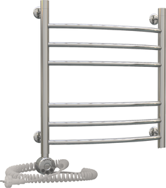 Электрический полотенцесушитель Акванерж дуга групповая 600x600 левый тэн Aquanerzh