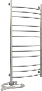 Электрический полотенцесушитель Акванерж дуга групповая 1200x400 левый тэн Aquanerzh