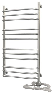 Электрический полотенцесушитель Акванерж трапеция групповая 1000x500 правый тэн Aquanerzh