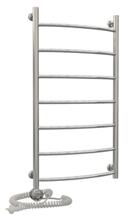 Электрический полотенцесушитель Акванерж дуга 1000x400 левый тэн Aquanerzh