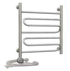 Электрический полотенцесушитель Акванерж зиг-заг 600x400 левый тэн Aquanerzh