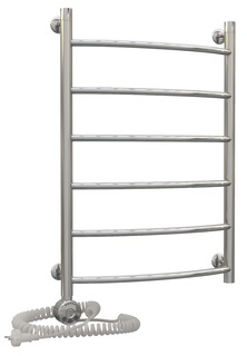 Электрический полотенцесушитель Акванерж дуга 800x400 левый тэн Aquanerzh