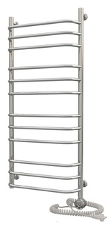 Электрический полотенцесушитель Акванерж трапеция групповая 1200x400 правый тэн Aquanerzh