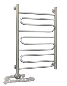 Электрический полотенцесушитель Акванерж зиг-заг 800x500 левый тэн Aquanerzh