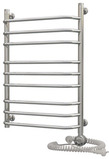 Электрический полотенцесушитель Акванерж трапеция групповая 700x400 правый тэн Aquanerzh