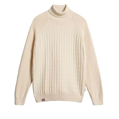 Свитер мужской Napapijri Trondheim Turtle Neck Knitwear бежевый M