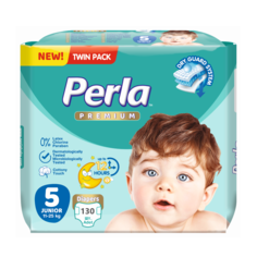 Комплект подгузники Perla Baby Twin Junior, 11-25 кг., 5 шт.