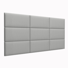Мягкие обои Eco Leather Grey 30х60 см 4 шт. Tartilla
