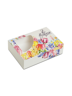 Подарочная картонная коробка для мыла, сладостей, свечей, сувениров 300440 Паприка-Корица