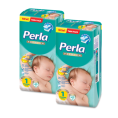 Комплект подгузники Perla Baby PR TWIN NEWBORN 84 шт., 2-5 кг., 2 шт.