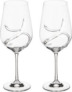 Набор из 2 штук Бокал для вина Bohemia Crystal Turbulence 550мл 25см стекло 674-510_