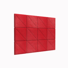 Мягкие обои Eco Leather Red 30х30TPL см 2 шт. Tartilla