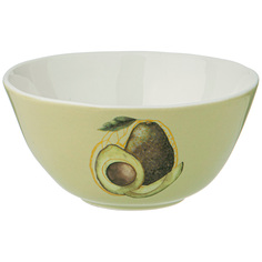 Набор из 4 штук Салатник Bronco Avocado 300мл 12х6см зелёный фарфор (189-427_)
