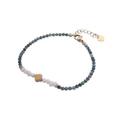 Браслет из бижутерного сплава с бирюзой р.18,5 Moon Paris Mo-22.10-135