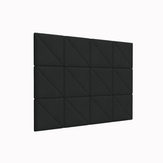 Мягкие обои Velour Black 30х30TPL см 2 шт. Tartilla