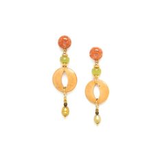 Серьги из бижутерного сплава с жемчугом Nature Bijoux NB23.1-12-78148
