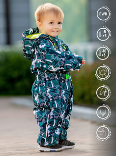 Комбинезон детский Batik 509-23в-92-52-03 цвет бирюзовый, размер 86 Батик