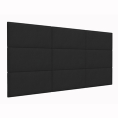 Мягкие обои Eco Leather Black 30х60 см 4 шт. Tartilla