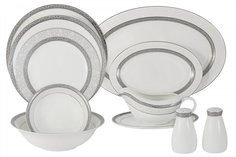 Обеденный сервиз Anna Lafarg Бостон, 6 персон 27 предметов фарфор AL-16908_27-E5_