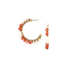 Серьги из бижутерного сплава с говлитом Nature Bijoux NB23.1-12-78172